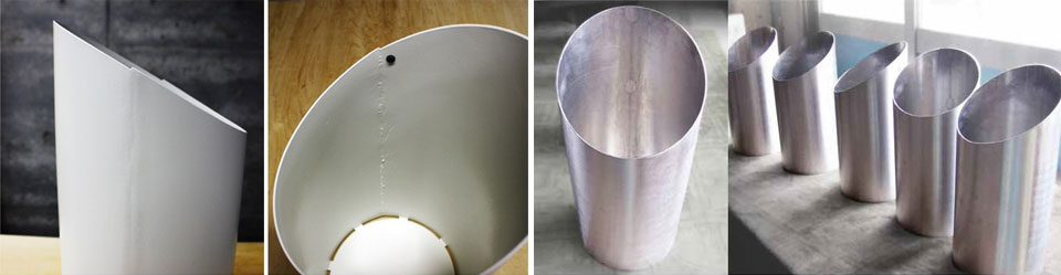 Left：Steel Prototype, Right：Aluminium prototype