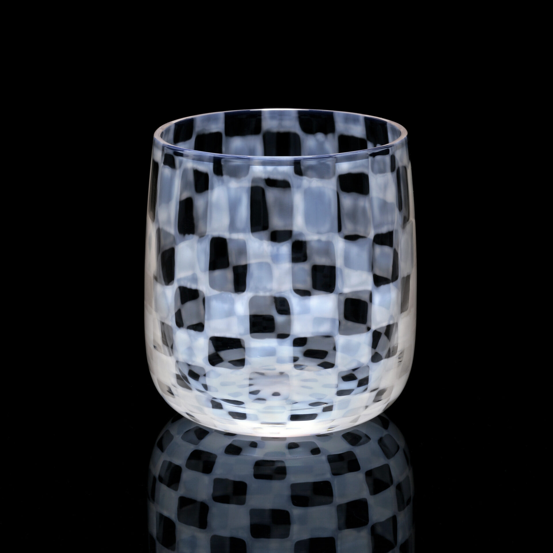 YUKI glass (ichimatsu)