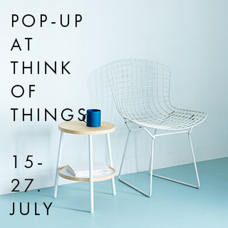 MOHEIM's limited time pop-up store will be held at “THINK OF THINGS” in Harajuku, Tokyo.