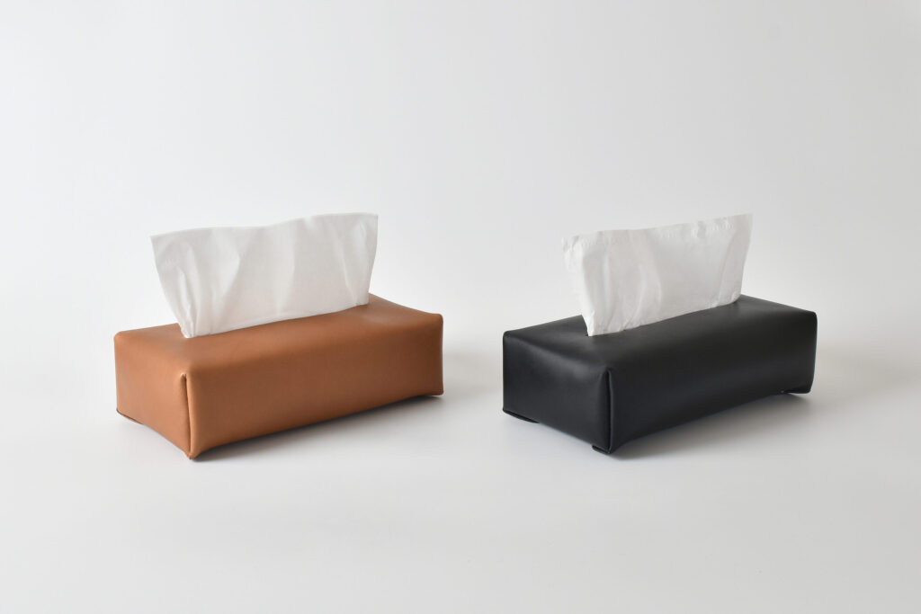TISSUE COVER oiled leather 2color