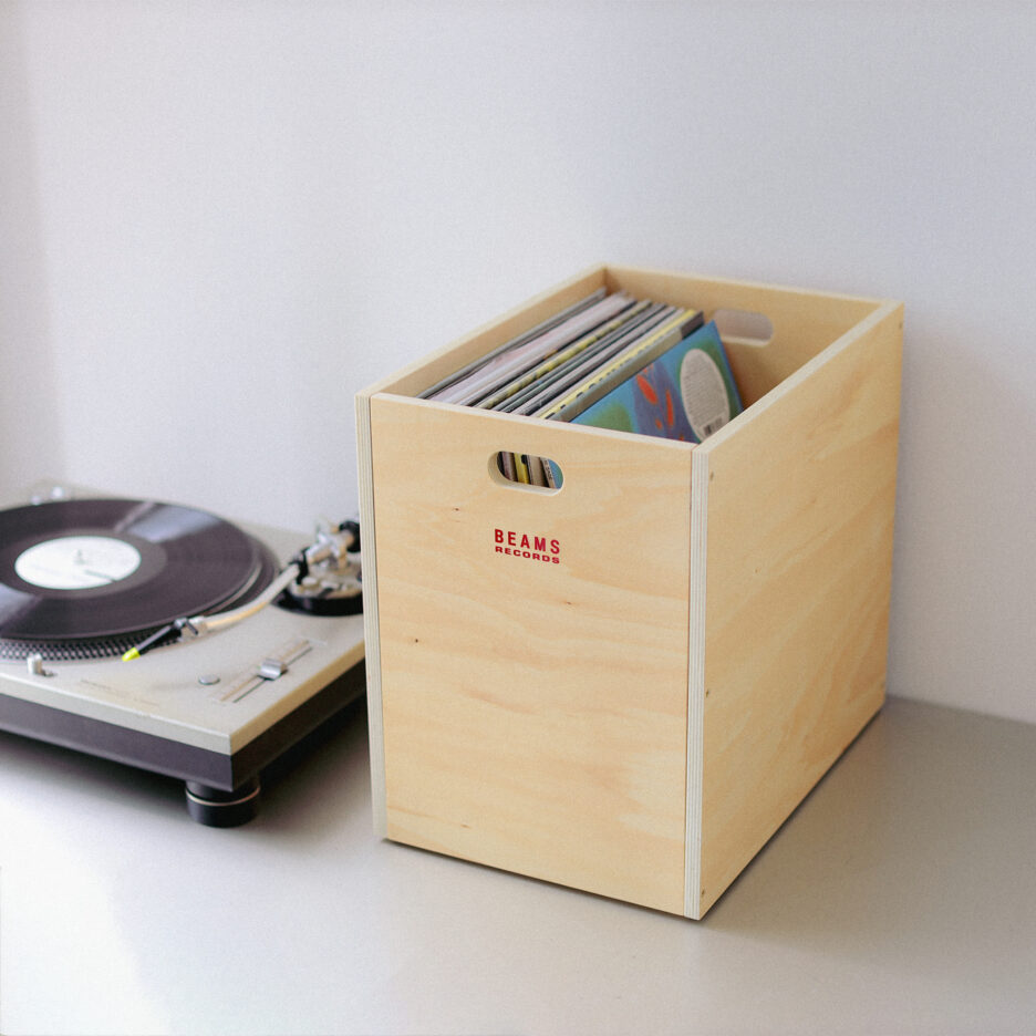LP-sized LINDEN BOX created in collaboration with BEAMS RECORDS.