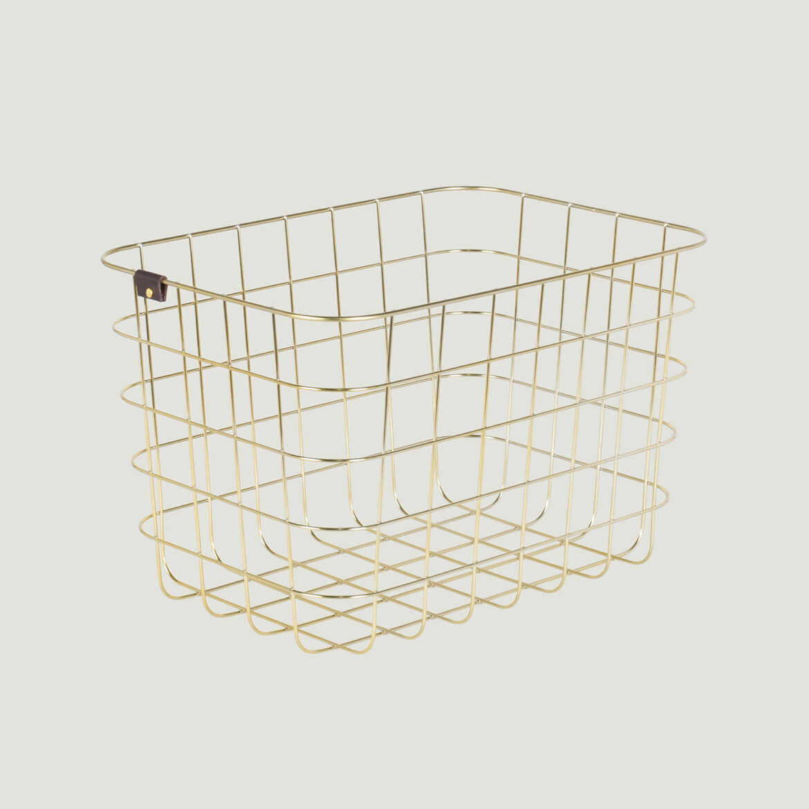 WIRE BASKET (M / gold)