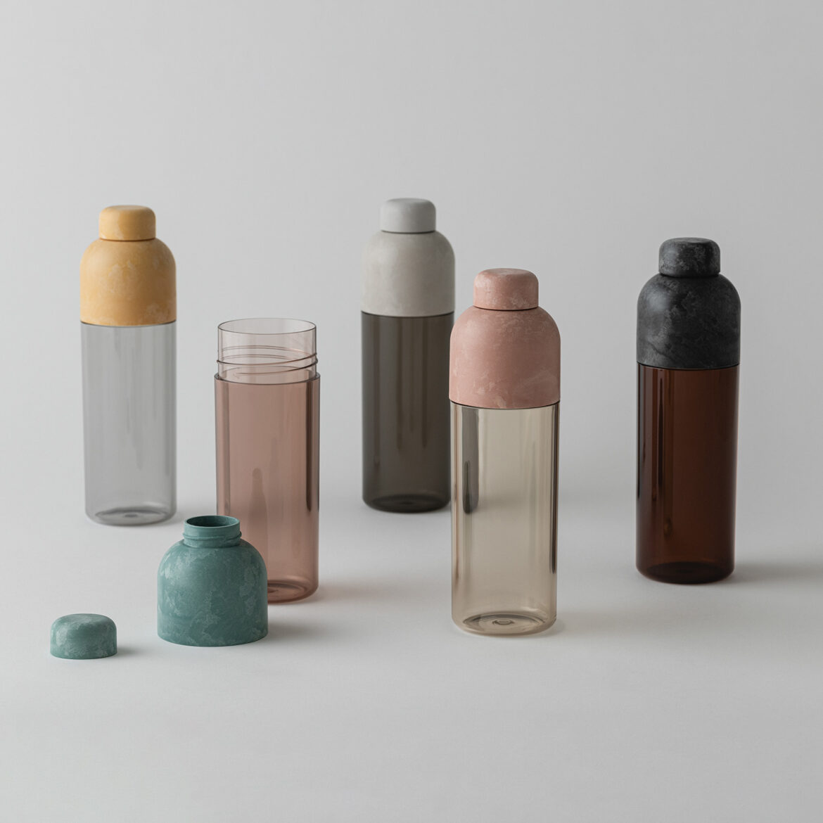 WATER BOTTLE 5color remove the lid, spout, gasket from only one