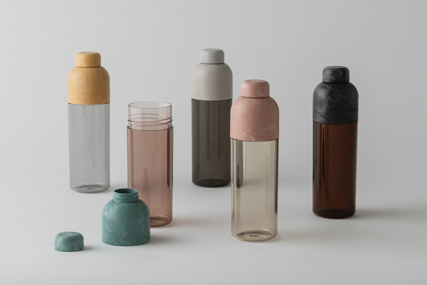 WATER BOTTLE 5color remove the lid, spout, gasket from only one