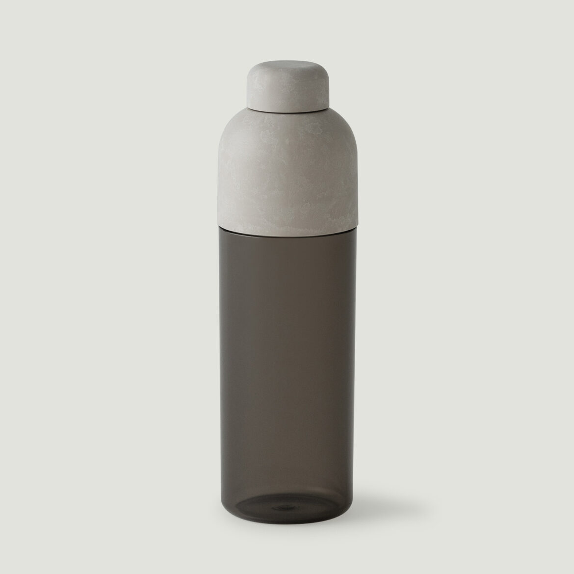WATER BOTTLE (gray × darkmoss)