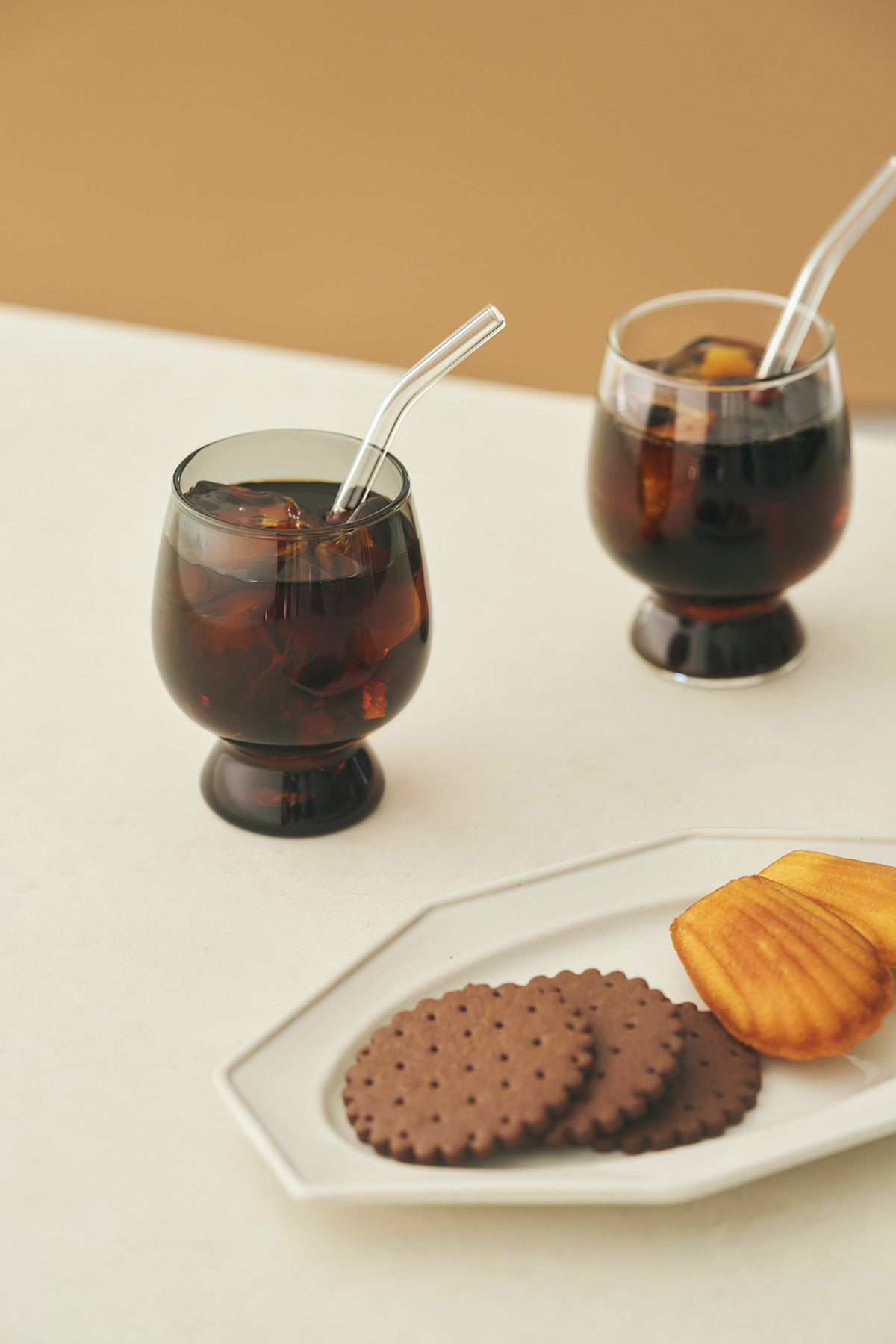 lifestyle GOBLET with coffee and baked sweets