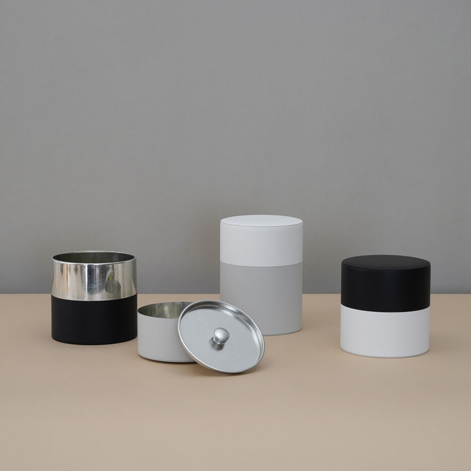 Online Store Exclusive: TIN CADDY plain & two-tone